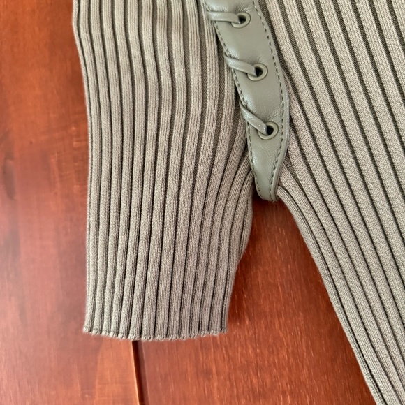 Jonathan Simkhai Intermix Olive Green dress - Picture 5 of 9